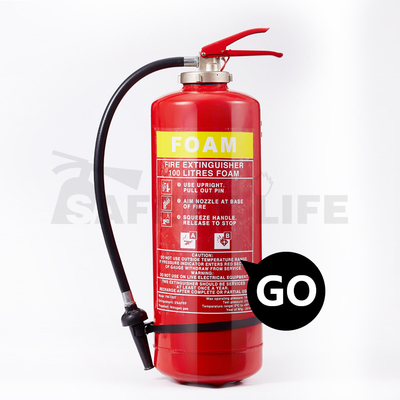 Het schuimbrandblusapparaat van het Afff6l 9l water